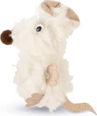 Produktbild von Beeztees Maus Holly - Katze Spielzeug - weiß - 22x9x4 cm