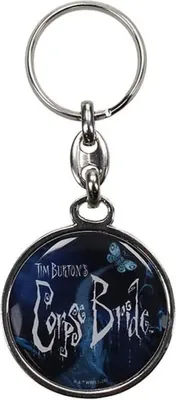 Zdjęcie produktu dla Metalowy brelok do kluczy Corpse Bride Logo Ver. 2