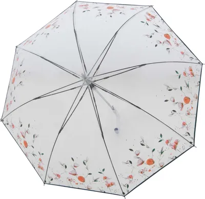 Immagine prodotto di doppler ombrello a bastone ombrello Fiber Long AC Transparent Floral Dreams trasparente