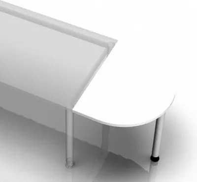 Produktbild von Ansatztisch HA60, 60 x 80 cm