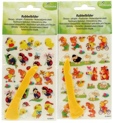 Produktbild von HEITMANN's - Rubbelbilder für Eier