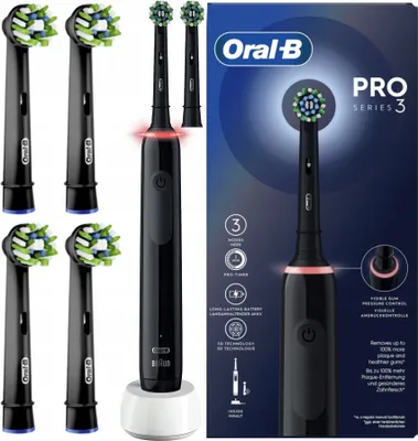 Produktbild von Oral-B | Elektrische Zahnbürste Pro 3 3000 - Schwarz - 3 Reinigungsmodi - 2 Wochen Akkulaufzeit