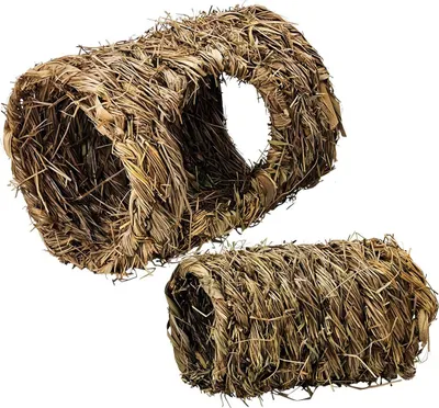 Obrázok produktu pre Nobby trávnatý tunel pre hlodavce, rozmery: 23 x Ø 16 cm + 19 x Ø 11 cm