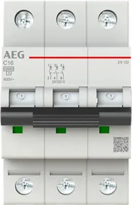 Produktbild von BUSCH JAEGER Leitungsschutzschalter Elfaplus 10kA C-16A 3P