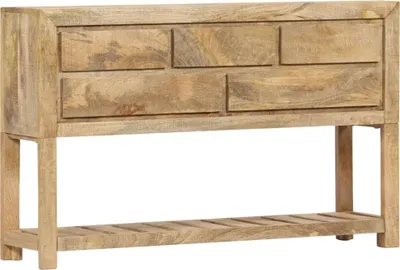 Image de Buffet 120x30x75 cm bois de manguier massif