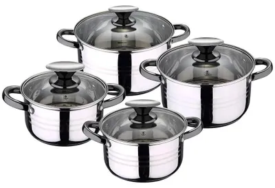 Produktbild von San Ignacio Hita Kochtopfset 8 Einheiten Silber Silber One Size