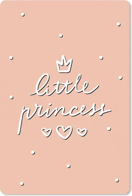 Produktbild von MuchoWow® Mauspad Mousepad Zitate - Baby - Kleine Prinzessin - Sprichwörter - Kinder - Kinder - Mädchen 18x27 cm - Mousepads - Maus Mat - Pad - Mausunterlage