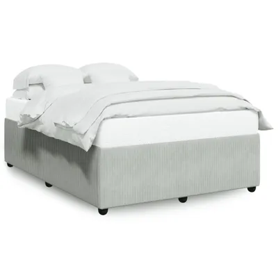 Obrázek produktu pro vidaXL Rám postele bez matrace světle šedý 140x200 cm sametový