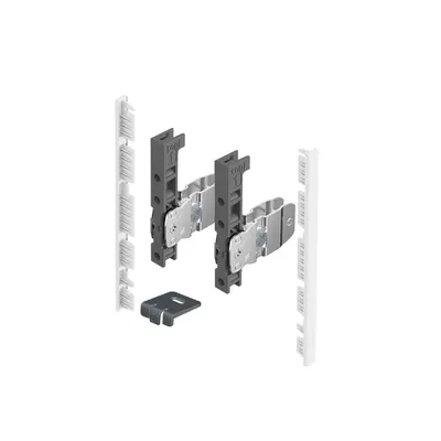 Image de AvanTech YOU Kit de raccords pour la façade intérieure à recouper - Hauteur 139 mm - Blanc - HETTICH - 9257616