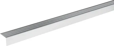 Obrázek produktu pro Ukončovací lišta schodová Skandor samolepicí 900 x 24,5 x 20 mm stříbrná