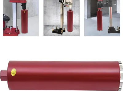 Obrázok produktu pre Diamantový jadrový vrták, na vŕtanie za sucha/mokra do železobetónu, Ø45 mm, celková dĺžka 110 mm