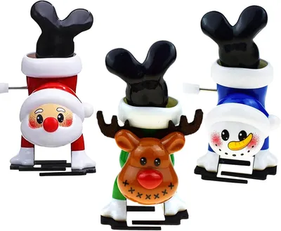 Productafbeelding van Yayafunfun Kerst-opwindspeelgoed - Springspeelgoed voor kinderen - 3 kleuren
