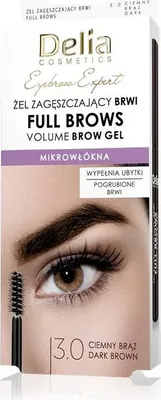 Image de Delia Eyebrow Expert Gel épaississant pour sourcils brun foncé