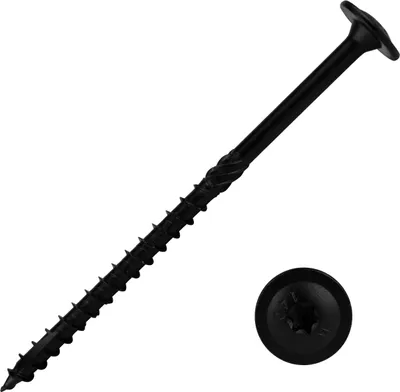 Image de Vis à tête plate Noir 8.0 x 140 mm Torx - Boîte 50 pièces