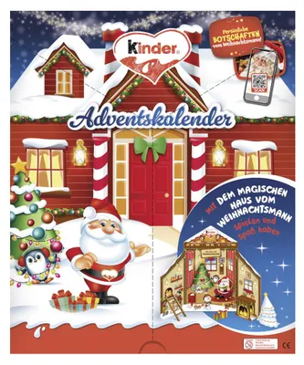 Zdjęcie produktu dla Ferrero Kinder Mix, opakowanie świąteczne "Nordpol", kalendarz adwentowy, 213g