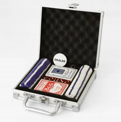 Produktbild von Seven For Seven Poker Koffer Set mit 100 Chips Zubehör