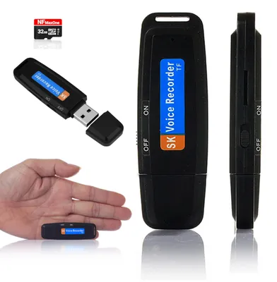 Productafbeelding van Mini HD stemrecorder, draagbare audio-diktapparaat met 32GB, geschikt voor vergaderingen