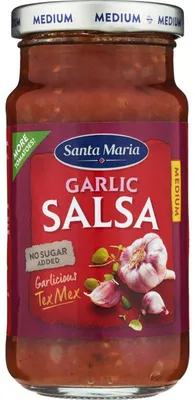 Immagine prodotto di Santa María, salsa all'aglio media, 230 ml – salsa piccante e cremosa