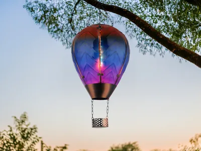 Produktbild von GLOBO 36137 Solarleuchte Metall schwarz matt, 24x LED