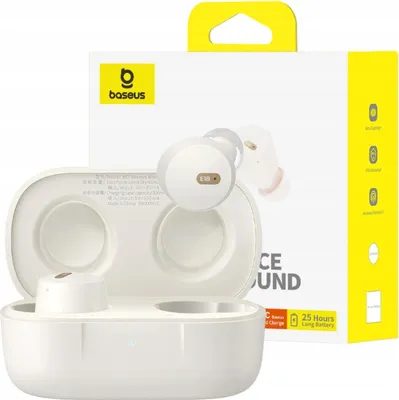 Image de Baseus Bowie E18 Wireless Headphones Tws Enc Ipx4 - White