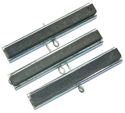 Image de Mâchoires de rechange pour outil de rodage art. 1156 | Mâchoires 50 mm | K 220 | 3 pcs.