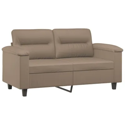 Produktbild von vidaXL 2-Sitzer-Sofa Cappuccino-Braun 120 cm Kunstleder