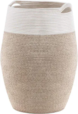 Imagen del producto de Bolsa de lavado de algodón, color marrón, 256 cm