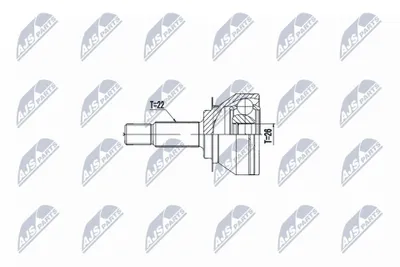 Produktbild von NTY Gelenksatz Antriebswelle Vorne für VW up! Schrägheck (121, 122, BL1, BL2) NPZ-VW-046