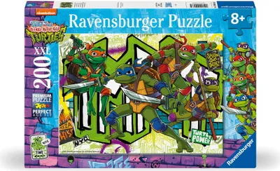 Zdjęcie produktu dla Ravensburger Puzzle Enfant dès 8 ans - Les tortues invincibles ! / Les Tortues Ninja, 200 szt., Kreskówki, 8 lat(a)