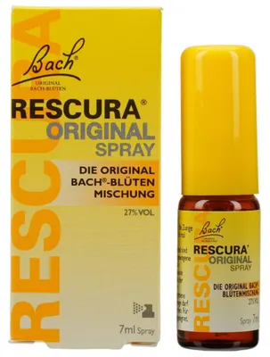 Image de Bach Rescura Original Spray à base d'alcool, flacon pulvérisateur de 7 ml