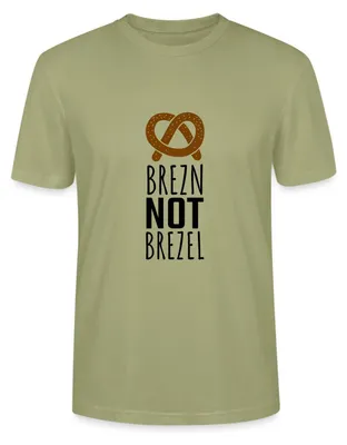 Produktbild von Spreadshirt Brezel Volksfest  Bayern Wiesn Uni Bio T-Shirt, S, Nebelgrün
