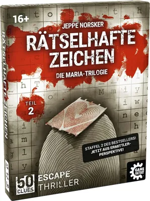 Produktbild von Game Factory - Escape Spiel - Rätselhafte Zeichen Thriller Exitgame Rätselspiel Krimispiel Trilogie