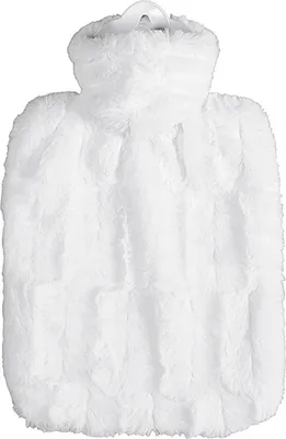 Immagine prodotto di HUGO FROSCH Borsa dell'acqua calda classica con copertura in microfibra da 1,8 litri crema