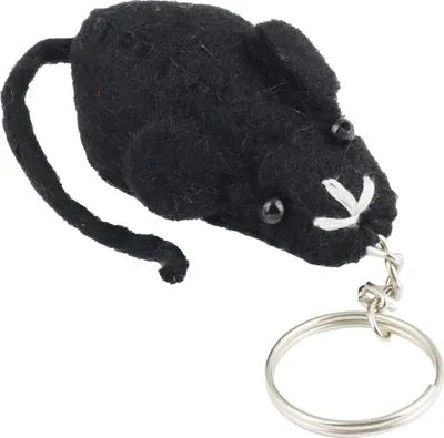 Image de Porte-clés - souris - noir
