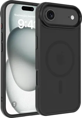 Immagine prodotto di Custodia Cadorabo per Apple iPhone 17 AIR custodia protettiva in NERO compatibile MagSafe Custodia Cover Custodia ibrida per cellulare