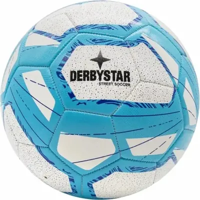 Produktbild von DERBYSTAR Fußball Street Soccer weiß/blau Größe 5