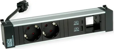 Produktbild von Bachmann Power Frame M 2Xcee7/3, 1Xusb A&C 22W 1Xcm 0,2M Gst18
