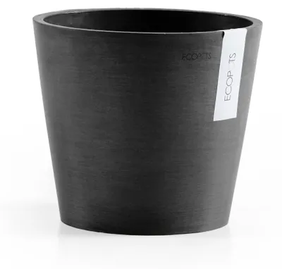Imagen del producto de Ecopots Amsterdam, color antracita, plástico, 20 cm, 175 mm, 700 g, 1 unidad