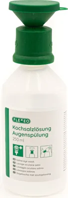 Obrázek produktu pro FLEXEO lahvička na vyplachování očí 250 ml fyziologického roztoku NaCl, 1 ks