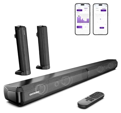 Image de Barre de son 2.2 canaux - 100 watts - 81,1 cm - Bluetooth - Noir - Audio pour télévision
