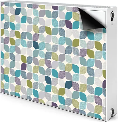 Produktbild von Magnet Verkleidung Abdeckung Heizkörperabdeckung Heizkörperabdeckung 90x60 cm  - Geometrisches Muster