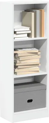 Produktbild von Bücherregal und Standregal in Weiß 40x24x109 cm aus Holzwerkstoff