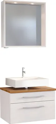 Produktbild von Held Möbel Unterbecken-Set Davos 60 cm weiß/matt weiß