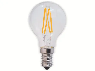Produktbild von OPTONICA LED-Lampe 1479 Fil, E14, G45, EEK F, 4 W, 400 lm, 2700 K