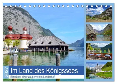 Produktbild von Im Land des Königssees (Tischkalender 2027 DIN A5 quer), CALVENDO Monatskalender