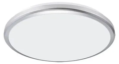Zdjęcie produktu dla Strühm 03840 Zewnętrzna lampa sufitowa LED "PLANAR LED 24W SILVER NW" IP54, odpowiednia do użytku na zewnątrz, 2640 lm, neutralna biel
