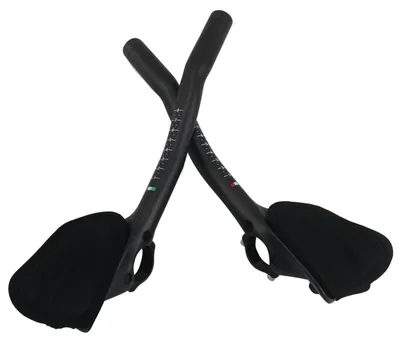 Productafbeelding van Fietsstuurverlengstuk, aero model, geschikt voor tijdritfietsen, diameter 31,8 mm, lengte 340 mm