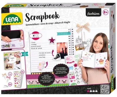Zdjęcie produktu dla Lena 42332, Scrapbook dla dzieci, 8 lat(a), Wielobarwny