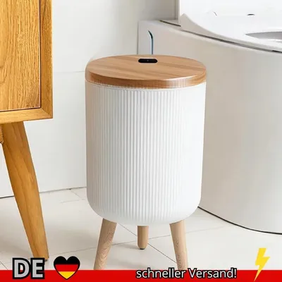 Produktbild von Automatischer Mülleimer mit Deckel Kleiner Intelligenter aus Kunststoff