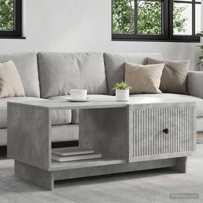 Immagine prodotto di vidaXL Tavolino da salotto grigio cemento 90 x 50 x 40 cm in materiale composito
